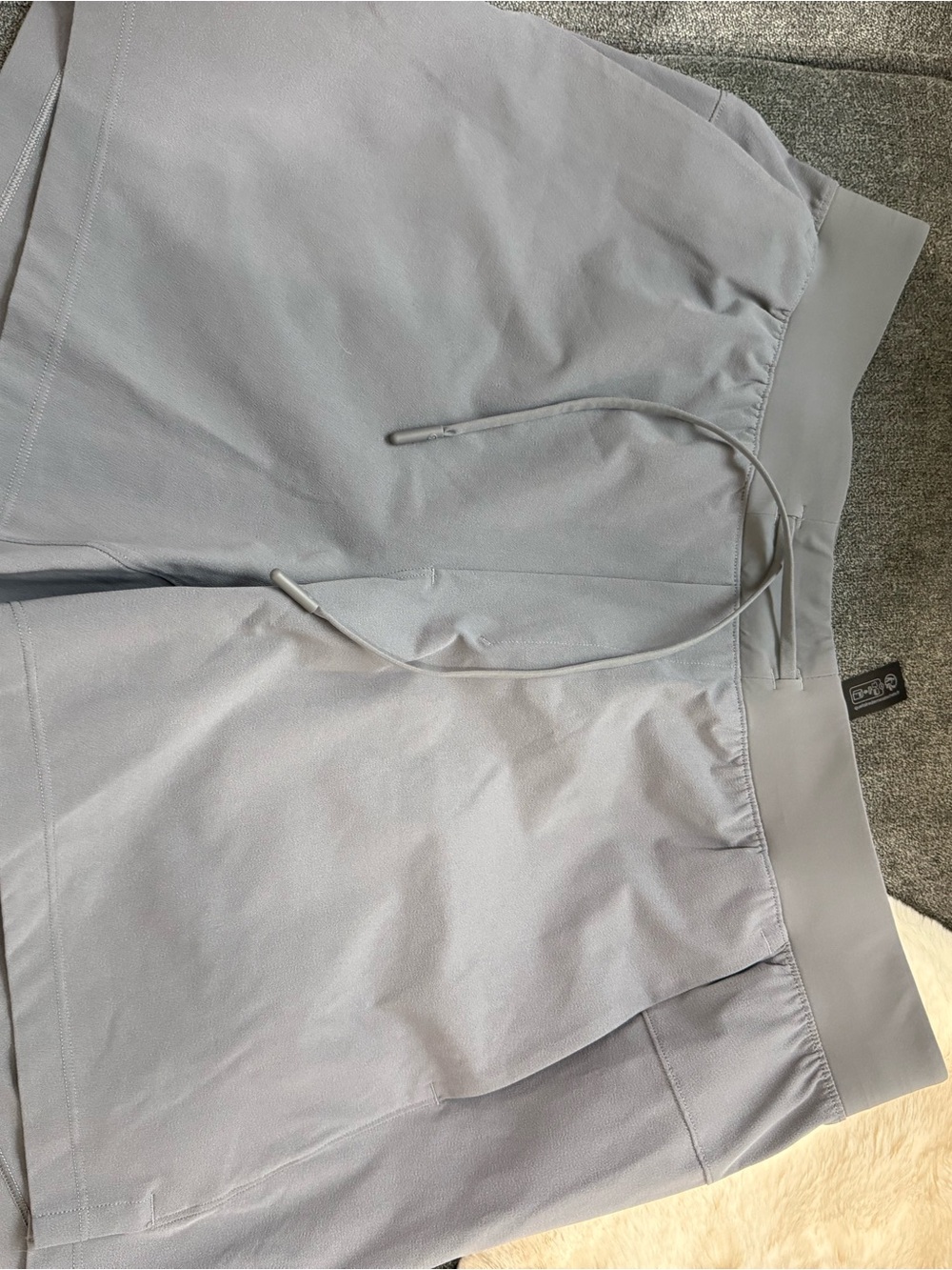 lululemon athletica Light Gray Men’s Athletic Shorts
